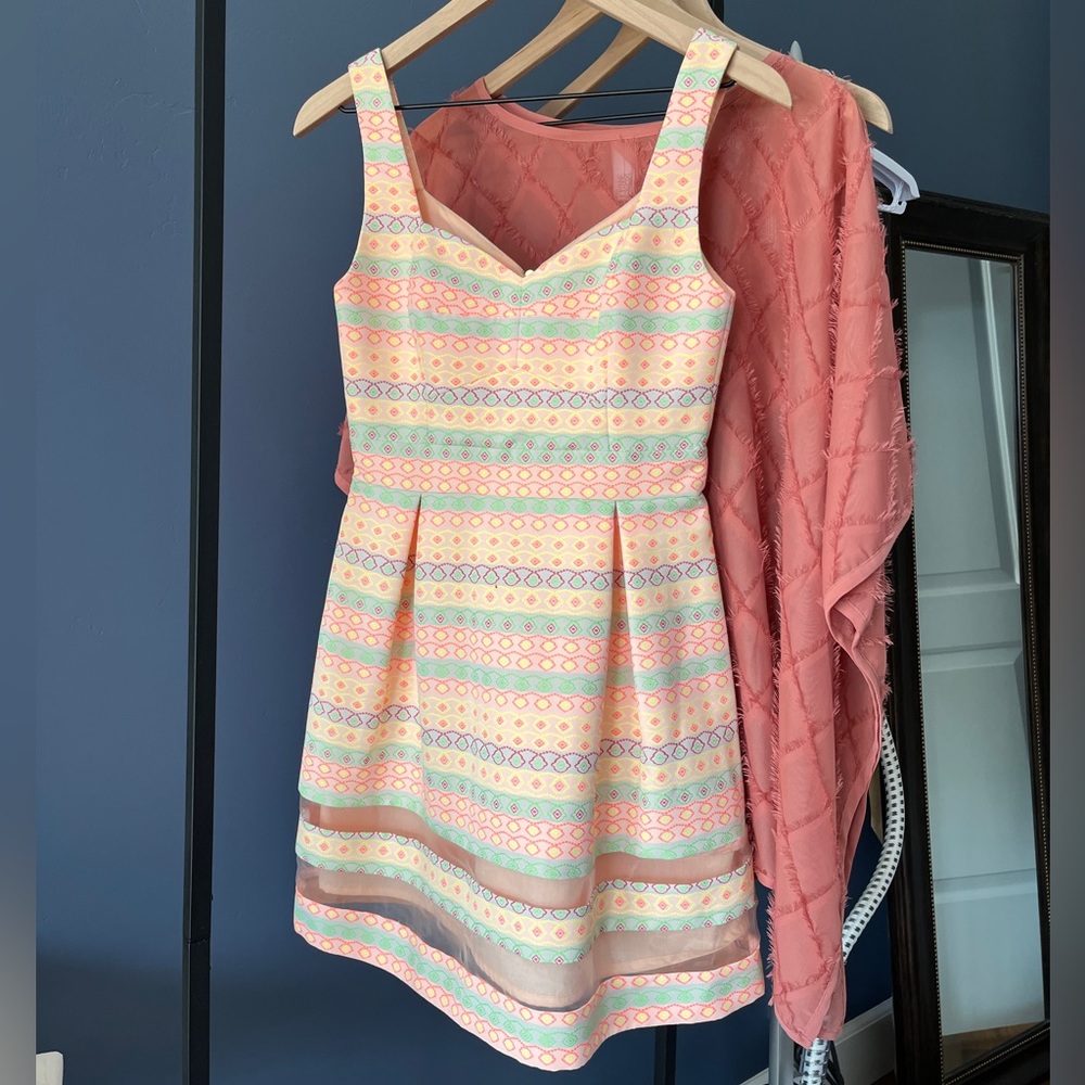 Oasis Clothing UK Fit & Flare dress S